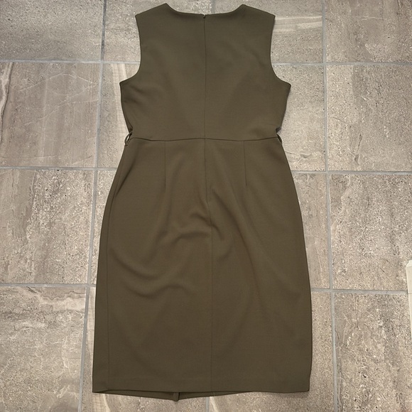 Army Green Calvin Klein Dress - Picture 2 of 3